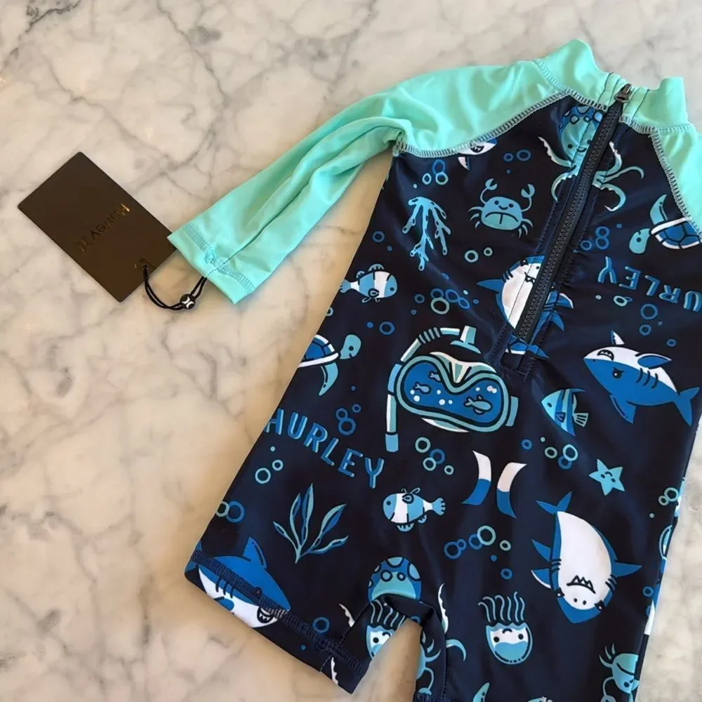 NWT HURLEY RASHGUARD SPF 50+ - Picture 4 of 5